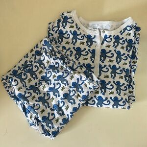 roller rabbit blue monkey pajamas